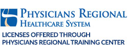 CPR/AED Licenses through Physicians Regional Training Center